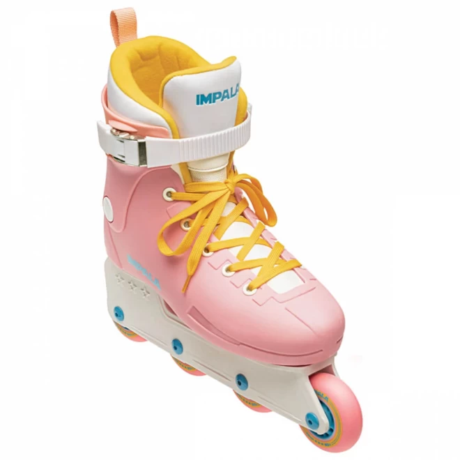 Impala Lightspeed Inline Skate - Pink & Yellow – Image 2