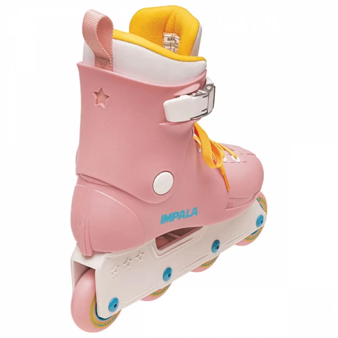 Impala Lightspeed Inline Skate - Pink & Yellow – Image 4