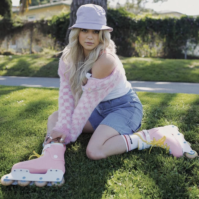 Impala Lightspeed Inline Skate - Pink & Yellow – Image 9