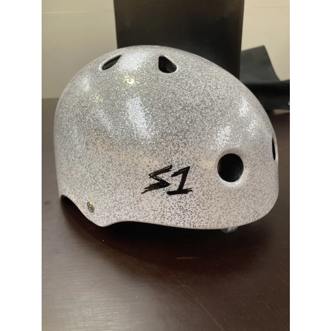 S1 Lifer Helmet White Metal Flake – Image 3