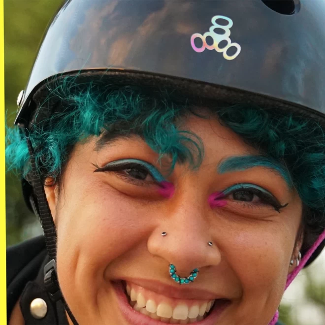 Triple 8 Triple8 Certified Sweatsaver Black Lightning Hologram Helmet – Image 5