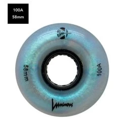 Luminous Light Up Wheels - Black Pearl - 58mm - 100A